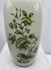 Vintage Hollohaza Hungary Porcelain Floral Vase With Gold Trim 6    1831  25