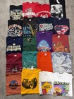 Vintage T Shirt Lot Of 20 Tees Modern 90s Sports Nature Band Graphic Size Large