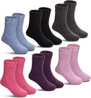 Children s Winter Warm Wool Solid Color Socks Kids Boy Girls Hiking Thermal B   