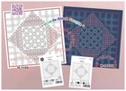 Drop Olympus Embroidery Sashiko Sampler Pattern Cloth White H-1105 Blue H-14105