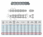  80 Roller Chain 10 Feet With 1 Connecting Links