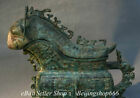 11 2  Ancient Chinese Bronze Ware Dynasty Drinking Vessel Beast Zun Statue