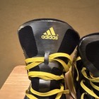 Adidas Adizero Men   s High Top Basketball Sneaker Black Yellow G59160