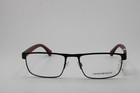 New Emporio Armani Ea 1086 3022 Black Red Authentic Eyeglasses 55-19