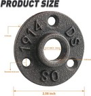 1 2    Floor Flange  30 Pack Malleable Iron Pipe Flange For Industrial   