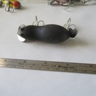 Fishing Lure Heddon 3      Meadow Mouse  Black    White  And Tail