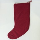 Vintage Needlepoint Christmas Stocking Cats Giffts Bows Cotton Velvet Backed