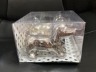 Set Of 3-dachshund Metallic Silver     Christmas Ornaments Wiener Dogs Holidays Bn