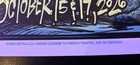 Metallica Las Vegas Sphere Residency Oct 15  17 2026 Tour Poster Xxxx Of 1240 