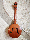 Antique Banjolele Ukulele Banjo 4 String Closed Back F Holes C1900 Cincinnati