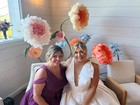 Photo Backdrop  Handmade Large Paper Flowers  3 Peonies  3 Delphiniums 3 Poppies