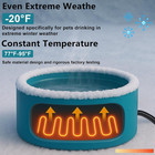 Pet Heated Bowl For Dog cat Warming Water Bowl With Chew Resistant Power Cord  O