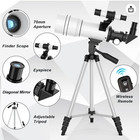 Telescope For Adults   Kids  70mm Aperture Astronomical Refractor Telescopes For