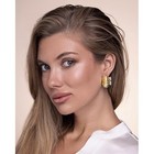 Gold Tone Silver Tone Earrings Women Fashion Jewelry Gift Set Style Use