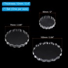 Acrylic Stamp Block  3 Pack Clear Stamping Block Mounting Blocks Set Wave