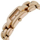 Michael Kors Mini Hally Quartz Crystal Gold Dial Ladies Watch Mk4921