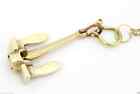 Anchor Design Brass Nautical Keychain Vintage Look Keyring Handmade Gift