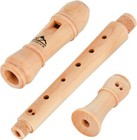 3-pc Soprano Recorder - Baroque Style Fingering C Key Recorder Kit For Beginners