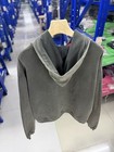Heavyweight Vintage Washed Letter Print Pullover Hooded Hoodie Unisex Sweatshirt