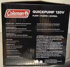Coleman Quickpump 120v Fast Inflator Deflator Air Pump W 2 Adapters New