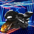 Kids Gas Mini Dirt Bike Motorcycle 50cc 2-stroke For Over 13 Years Kids - Black