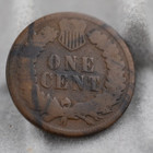 1876 Us Indian Head Cent Penny Ag Clear Date