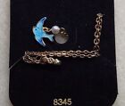 Blue Bird Necklace  Sarah Coventry  Little Girl Enamel bluebird Of Happiness G66