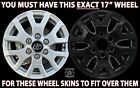 4 Fits Toyota Tacoma Sr5 2024-2025 Black 17  Wheel Skins Rim Covers Hub Caps
