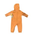 Carhartt Baby Fleece Hooded Coverall Jumpsuit Brown 6 Months Nwt