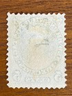 1860-1863 New Brunswick  5 Cents  Green  Scott   8  Hinged  Free Shipping 
