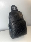 Wobble Factory Cross Body Black Leather Bag