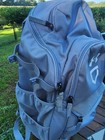 Under Armour Baseball softball Backpack Black 4-bat Pockets Zip Polyester 24 