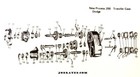 Military Dodge  M37 M43 1950-68 Transfer Case Master Bearing Gasket Seal Kit     