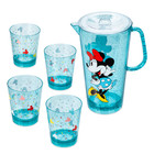 Disney Mickey   Minnie Pitcher And Cups Set - Disney Eats Collection - 5 Piece