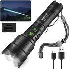 50000000 Lumens Super Bright Led Tactical Flashlight Rechargeable Led Work Light
