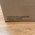Box Of 100 Abbott Customfeed Breastmilk Storage Bottles With Caps 60ml  2 Oz New