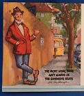 The Gay Philosopher Radio   Tv Advertising Ink Blotter Sedalia Mo Vintage