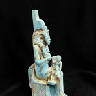 Egyptian Antiques Rare Authentic Pharaonic Statue Of Goddess Isis With Horus