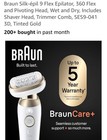 Braun Silk-  pil 9 Flex Epilator Wet dry 360 Flex And Pivoting Head Ses9-041 3d