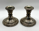 Pair Of Sterling Candle Stick Holders By Rank M  Whiting   Company Weighted