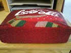 Vintage Coca Cola Beaded Handbag Purse  12   x9   - Look 