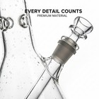 10 Inch Heavy Glass Bong Water Pipe Smoking Bong Beaker   14mm Bowl Hookah Us