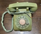 Vintage Bell System Avocado Green Western Electric Company Rotary  Parts Only