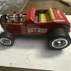 Vtg Ford Hot Rod Century Jalopy Tin Friction Toy Car T n  Of Japan