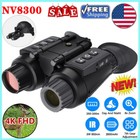 Nv8300 Infrared Night Vision Binoculars 4k Uhd 3d Goggles 8x Monocular Usa Stock