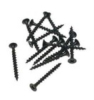 Phillips Bugle Head 8 X 1  Coarse Drywall Wood Screw - Plain Black  10 000  