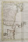 1780 Antique Bellin Map Disputed Kuril Islands Hokkaido Carte Des Isles Kouriles