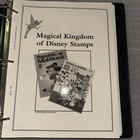 Magical Kingdom Of Disney Stamps-binder-42 Pages W  21 1 2 Pages Of Stamps