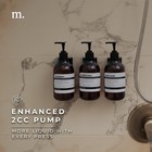 3-chamber Shampoo   Conditioner Dispenser Set     16 9 Fl Oz Amber Bottles