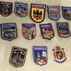 Amazing Set Of 16 New Vintage Stitched Patches From Germany
